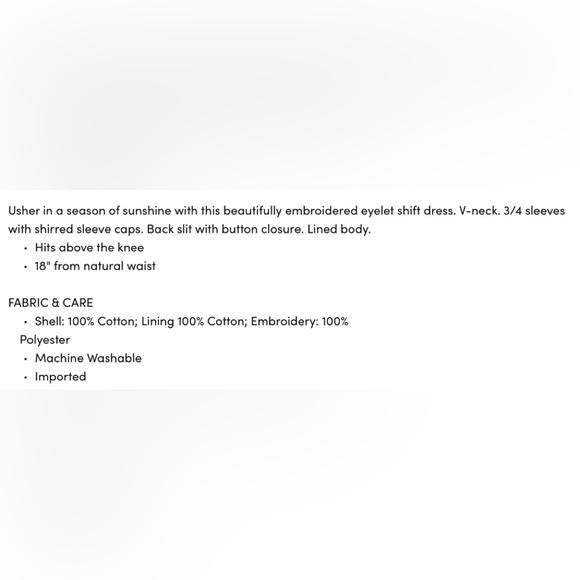 Ann Taylor Eyelet Dress - Picture 6 of 7